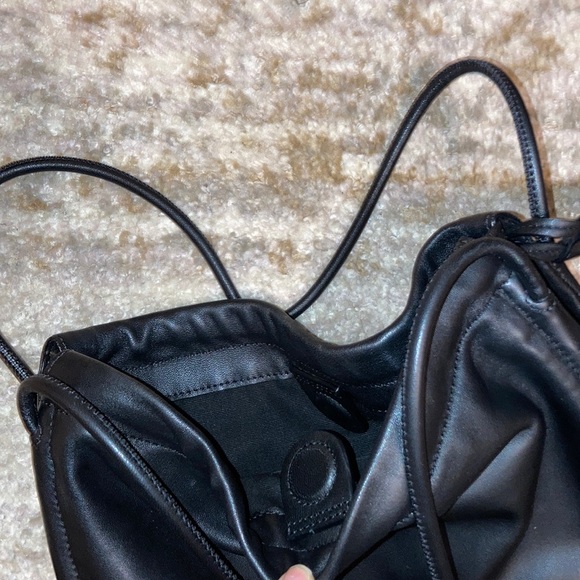 ✨SOLD✨ All Saints Black Leather purse with Tassels - Picture 8 of 16